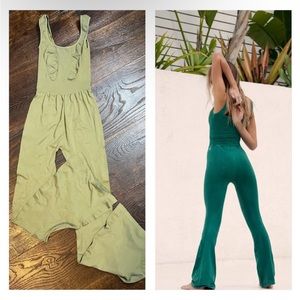NWOT FP Movement Jumpsuit Moss Green